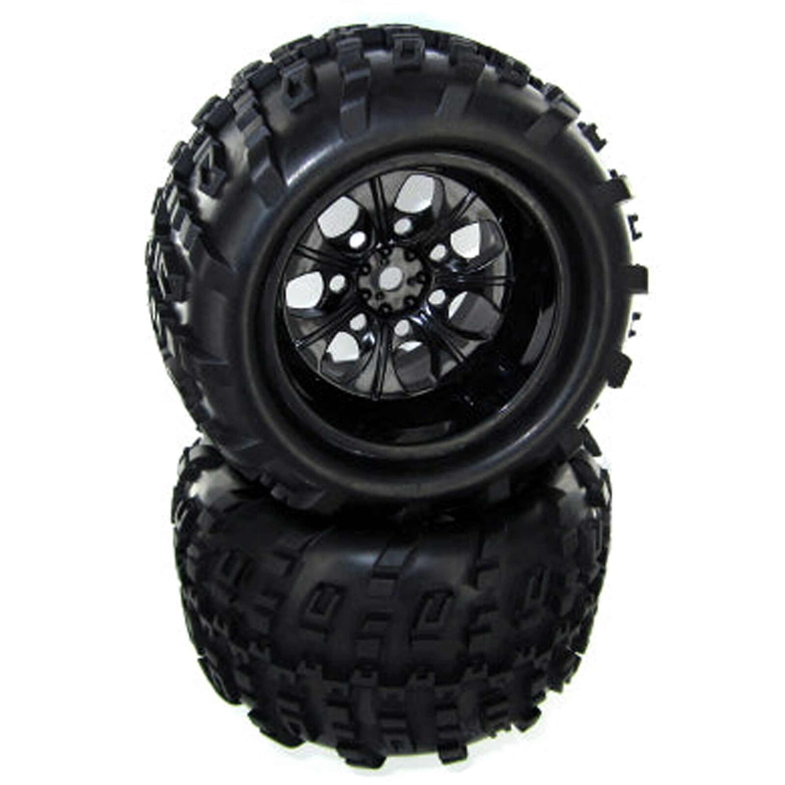 1/5 Pre-Mounted Monster Truck Tires, 1/5 Redcat Rampage MT/XT (2)