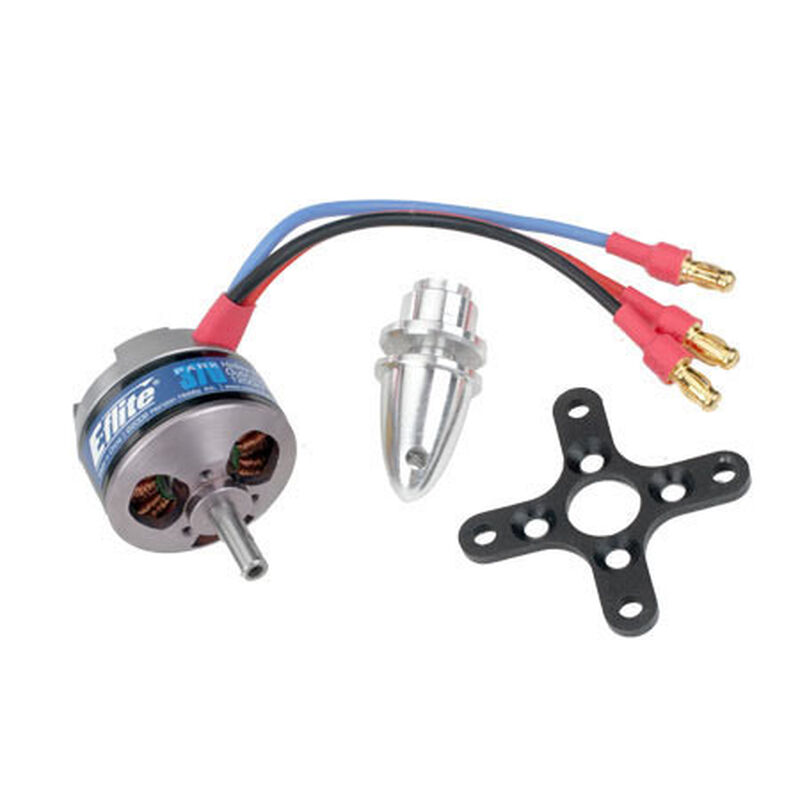 Park 370 Brushless Outrunner, 1200Kv with 4mm Hollow Shaft: 3.5mm Bullet