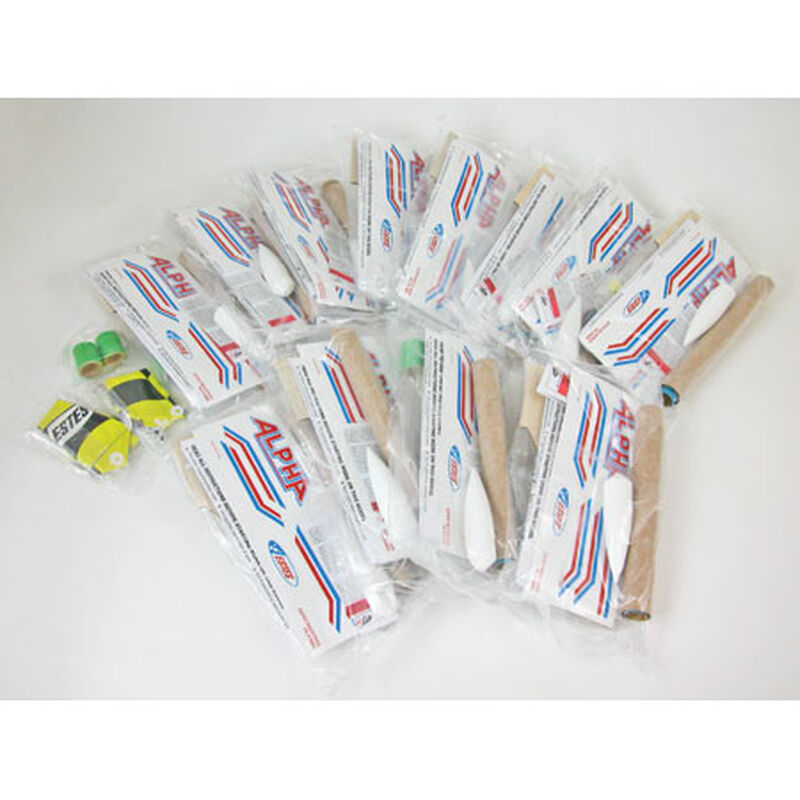 Alpha® Model Rocket Bulk Pack (12)