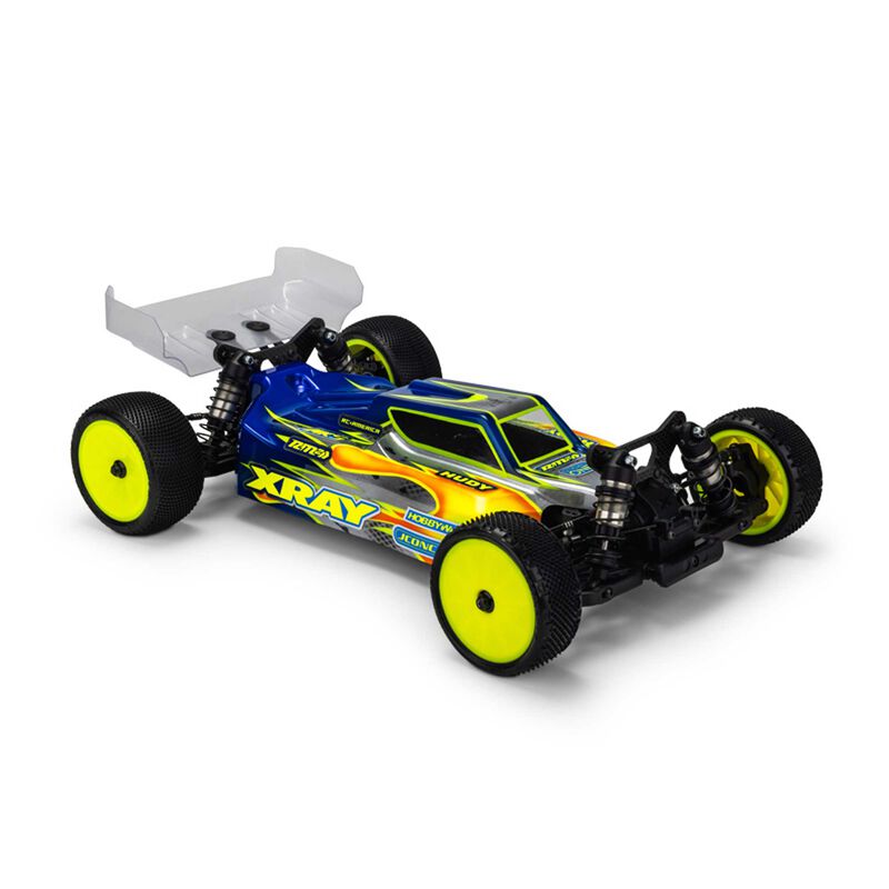 1/10 S15 XRAY XB4 2024 Polycarbonate Body w/ Carpet, Turf, & Dirt Wing