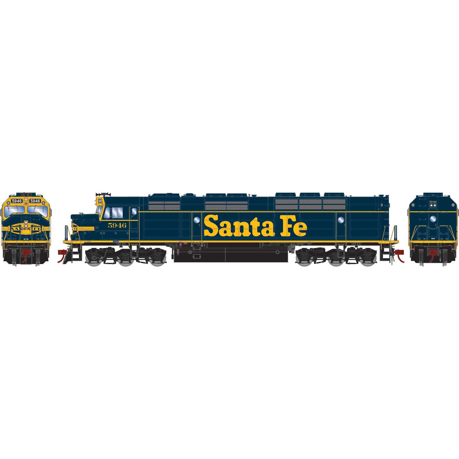 N FP45 Locomotive, ATSF #5946
