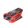 1/8 Clipless Painted Decaled Body, Black: TYPHON 4X4