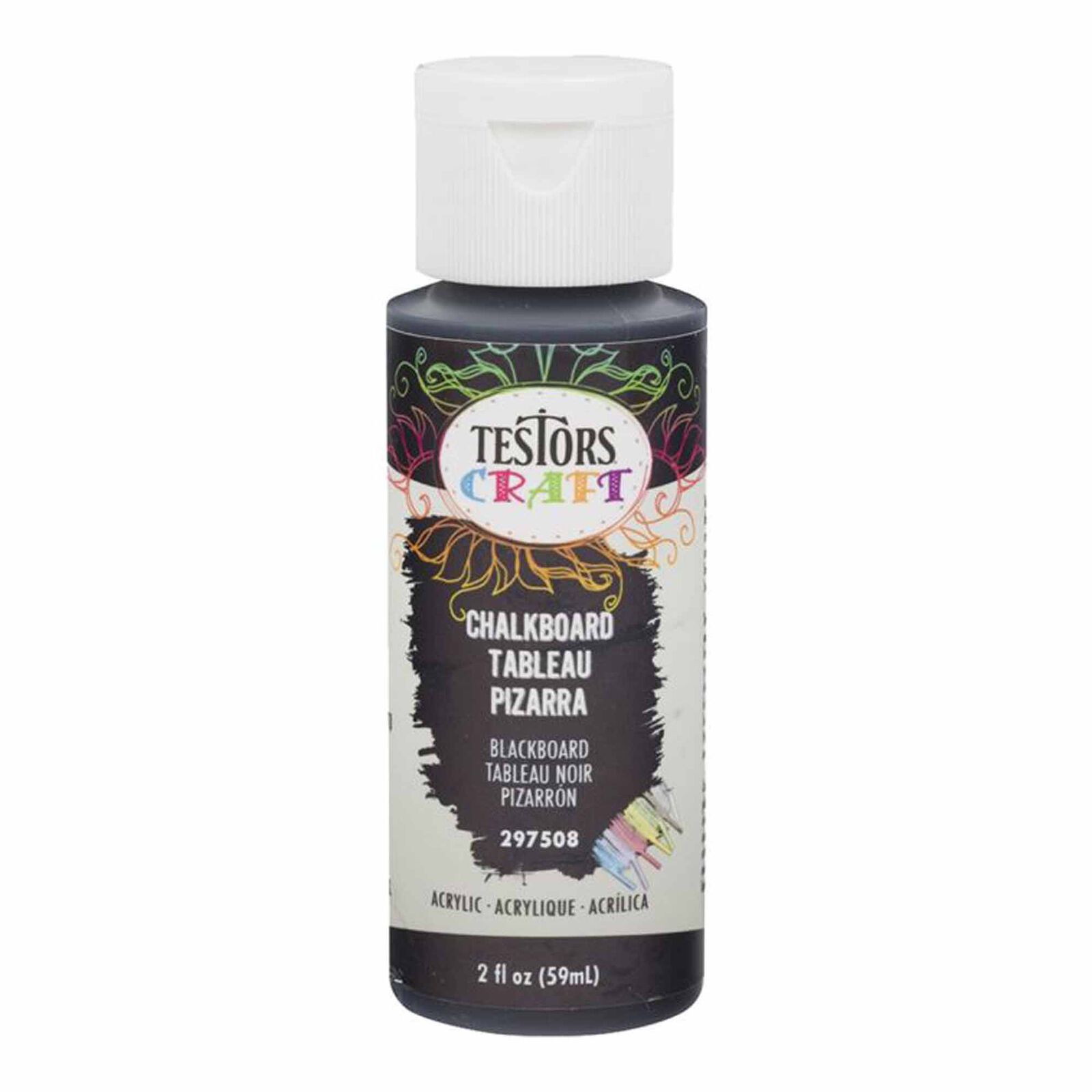 Testors Acrylic Craft Paint, 2 oz, Chalkboard