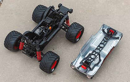 CLIP-FREE BODY ATTACHMENT for the ARRMA QUAKE GROM 4X4 RTR RC Monster Truck