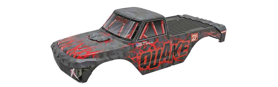 MONSTER TRUCK BODY for the 1/10 QUAKE 223S DSC RTR Brushless RC Monster Truck