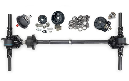 BRUSHLESS-READY TRANSMISSION for the Arrma 1/8 Typhon Mega 665