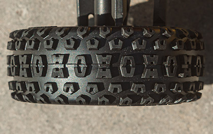 dBOOTS 2-HO VENTED TIRES for the Arrma 1/8 Typhon Mega 665