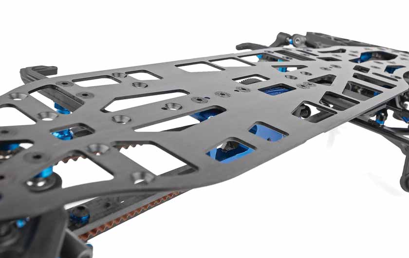 Includes chassis made from steel