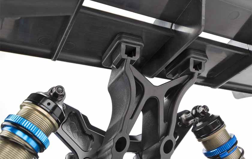 Wing mount is adjustable