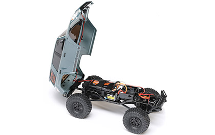 STEEL C-CHANNEL CHASSIS FRAME RAILS  for the Axial SCX24 Toyota 4Runner 4x4 Readt to Run Rock Crawler