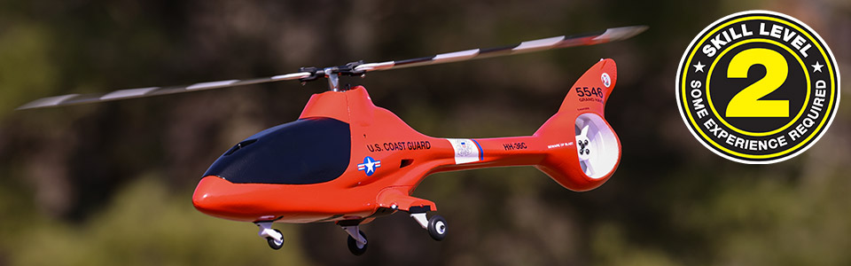 Skill Level 2 for the Blade Eclipse 360 Coast Guard RC Helicopter