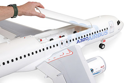 Extra Convenience  for the E-flite Airbus A320neo Twin 64mm EDF RC Jet Airliner