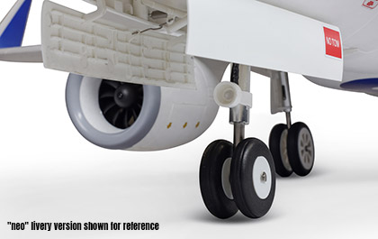 Capable Gear for the E-flite Airbus A320neo Twin 64mm EDF RC Jet Airliner