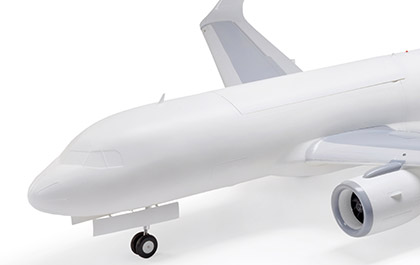 Durable Precision for the E-flite Airbus A320neo Twin 64mm EDF RC Jet Airliner