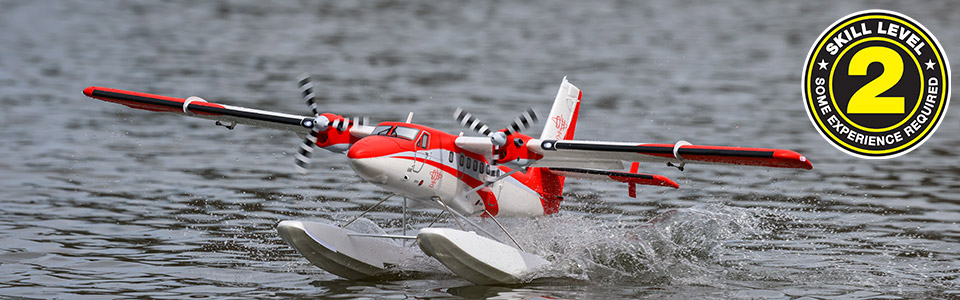 Skill Level 2 for the E-flite DHC-6 Twin Otter 1.4m RC Airplane