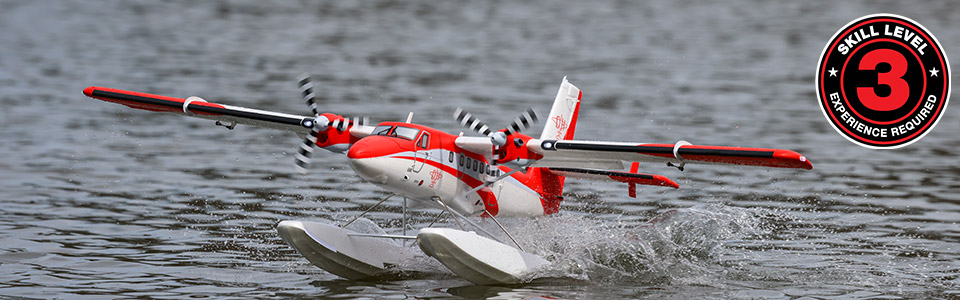 Skill Level 3 for the E-flite DHC-6 Twin Otter 1.4m RC Airplane