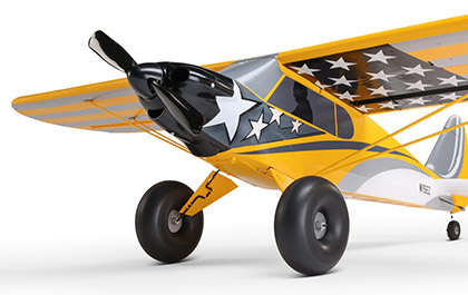 Durable Design for the HobbyZone Carbon Cub S 2 1.3m Cleetus McFarland Special Edition RC Airplane