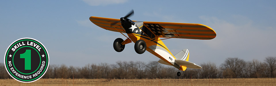 Skill Level 1 for the HobbyZone Carbon Cub S 2 1.3m Cleetus McFarland Special Edition RC Airplane
