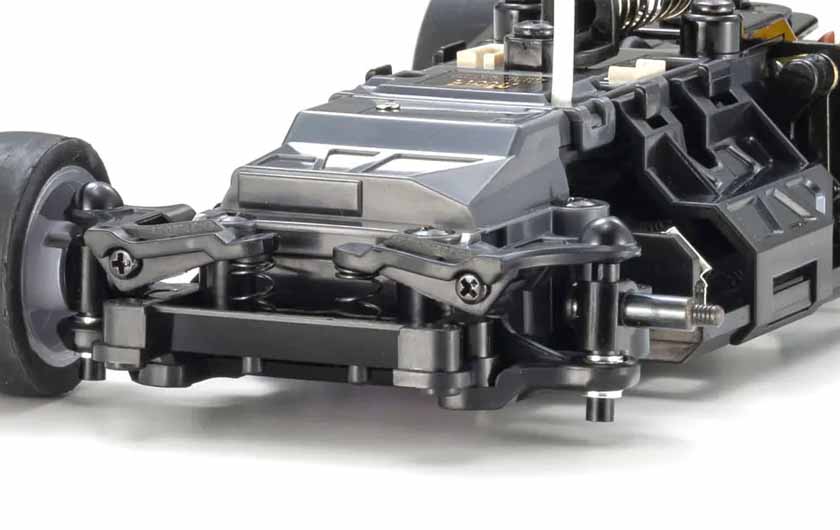 Front suspension allows for better movement