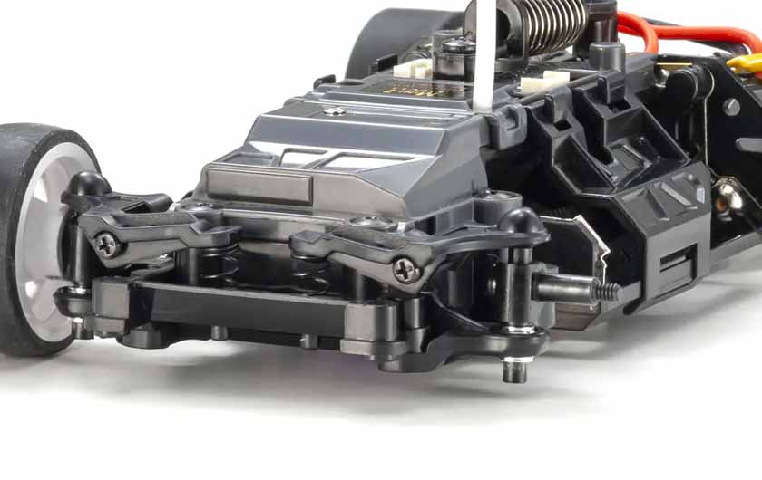 Front suspension allows for better movement