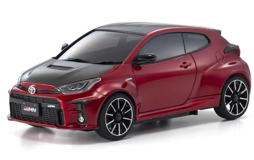 The body accurately recreates the Toyota GR Yaris