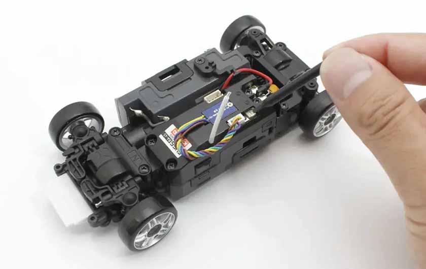 There is an open space available for an optional gyro