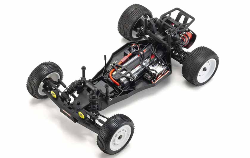 Vehicle is based on RB5 two-wheel-drive buggy chassis