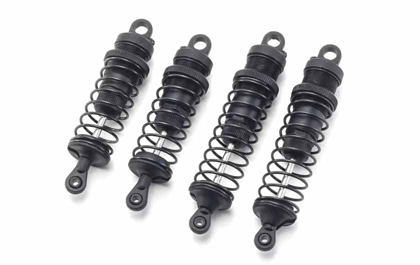 Plastic oil shocks are included with kit