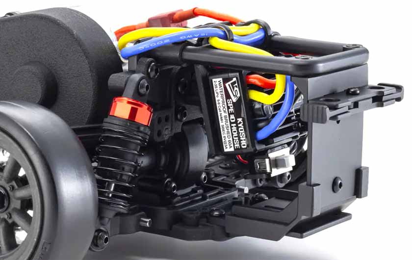 Rear mounted ESC is included