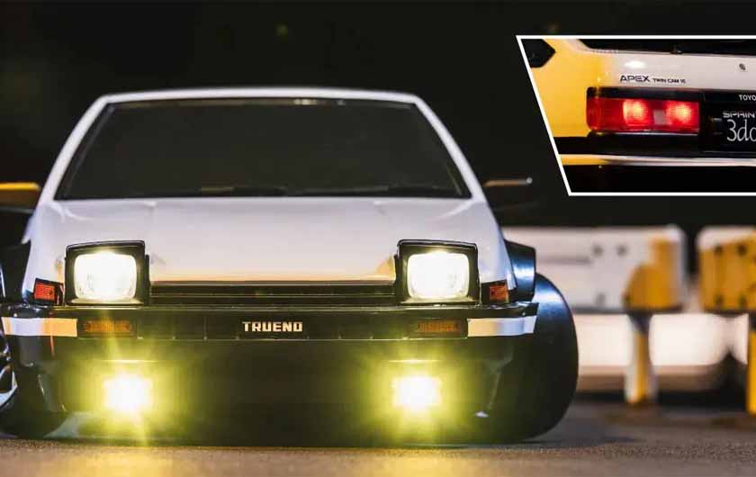 Optional parts are available for the LED lights