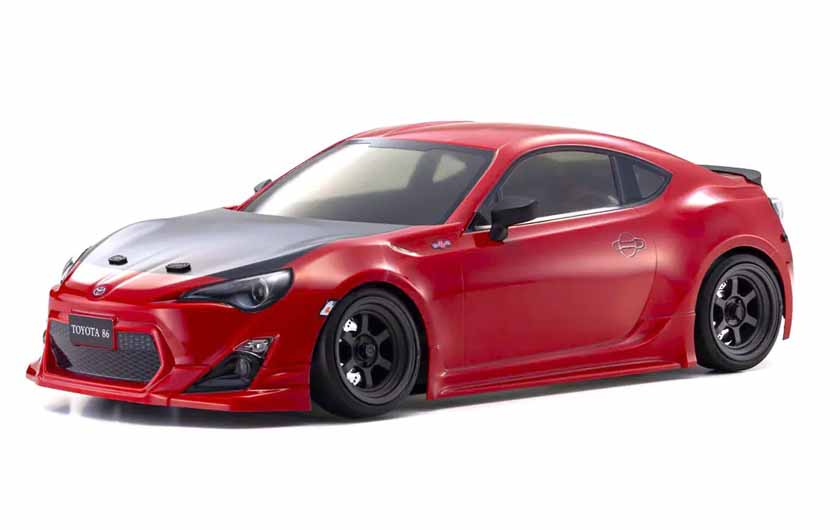 Body recreates the Toyota GT86 vehicle