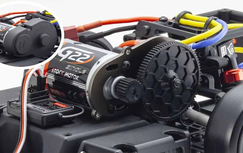 G22 brushed motor is included