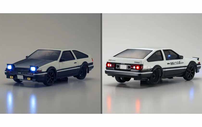 Body has headlights and brake lights