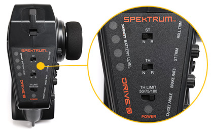 SPEKTRUM DX3 SMART TRANSMITTER for the Losi 1/8 LMT 2.0 4X4 RC Monster Truck