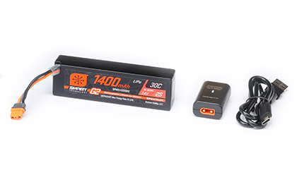 EASY-TO-USE BATTERY & CHARGER for the 1/12 NASCAR 2S AWD RTR Brushed On-Road RC Race Car 