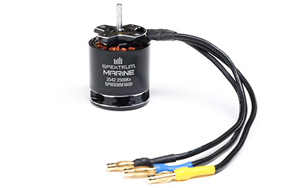 SPEKTRUM OUTRUNNER BRUSHLESS MARINE MOTOR for the Pro Boat Sonicwake 24 Inch Self-Righting Deep-V RTR RC Boat