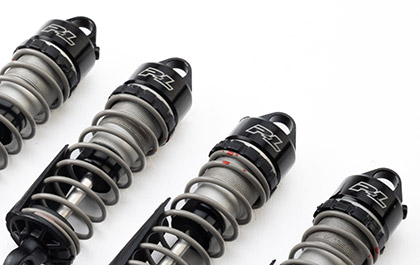 Premium Materials & Finish for the Pro-Line PowerStroke Front/Rear Oil-Filled Shocks