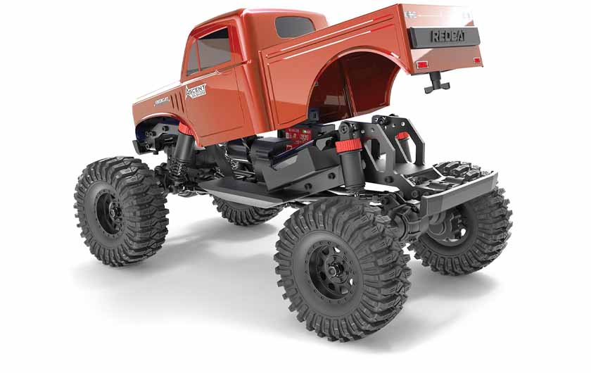 Hinged body mounting system