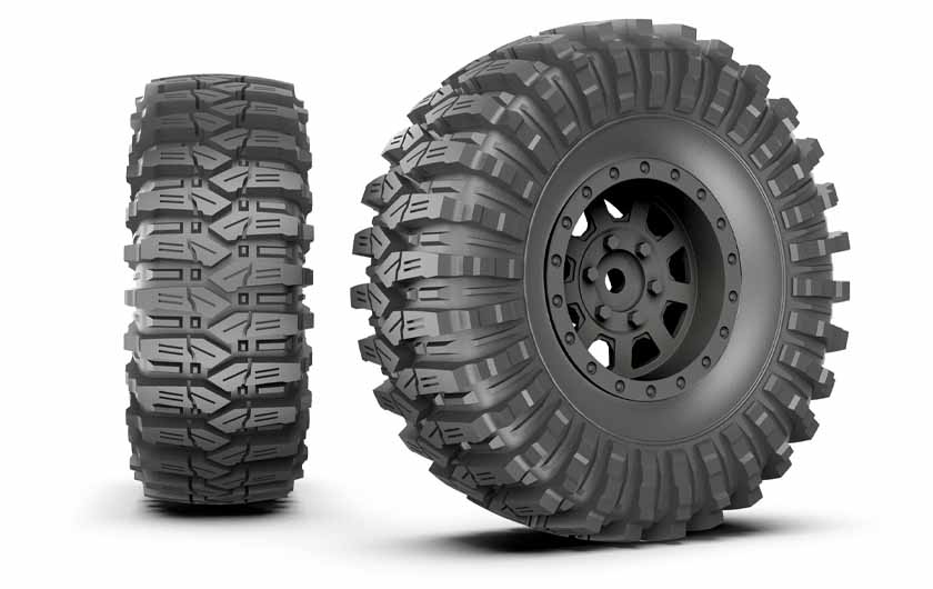 Classic Redcat tires and wheels