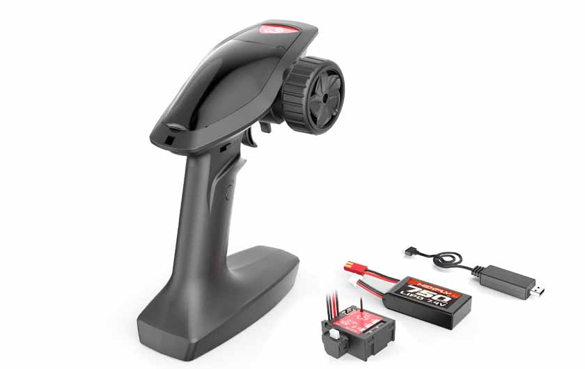 Comes with battery, charger, and radio