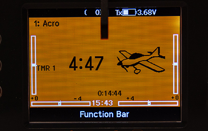 2.8 INCH COLOR DISPLAY for the Spektrum NX7e+ 14-Channel DSMX Transmitter