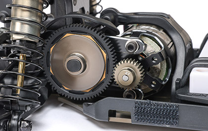 NEW LAYDOWN GEARBOX DESIGN for the Team Losi Racing 1/10 22X DC 2WD RC Buggy Race Kit, Dirt/Clay