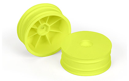 STANDARD OFFSET FRONT WHEELS for the Team Losi Racing 1/10 22X AC 2WD RC Buggy Race Kit, Astro/Carpet