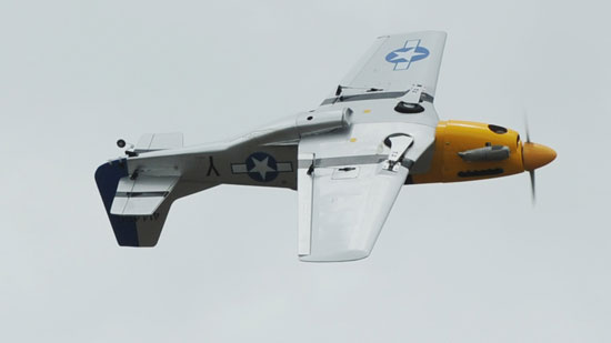 Phoenix Model P51 MUSTANG Size.46-.55 GP/EP SCALE 1:7 1/2 ARF  - Control 