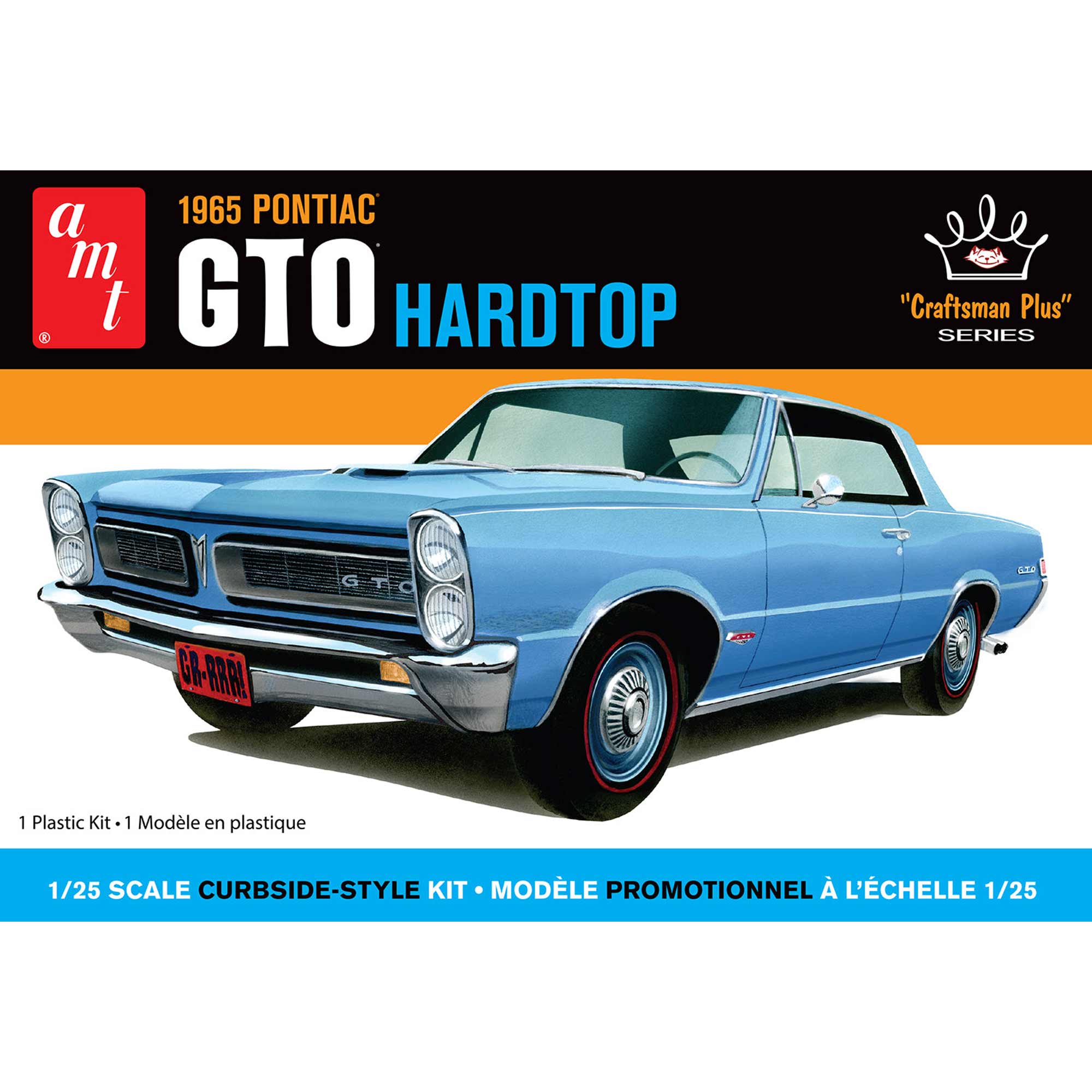 1/25 1965 Pontiac GTO Hardtop Craftsman Plus Model Kit