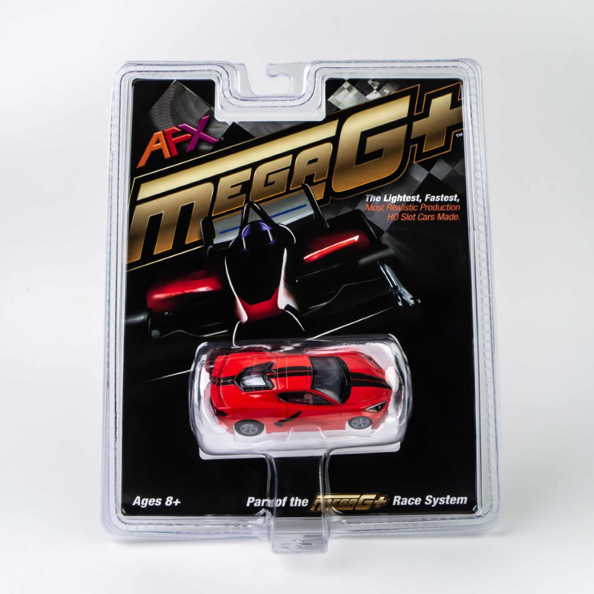 HO Chevy Corvette C8 Mega G+ Slot Car, Torch Red