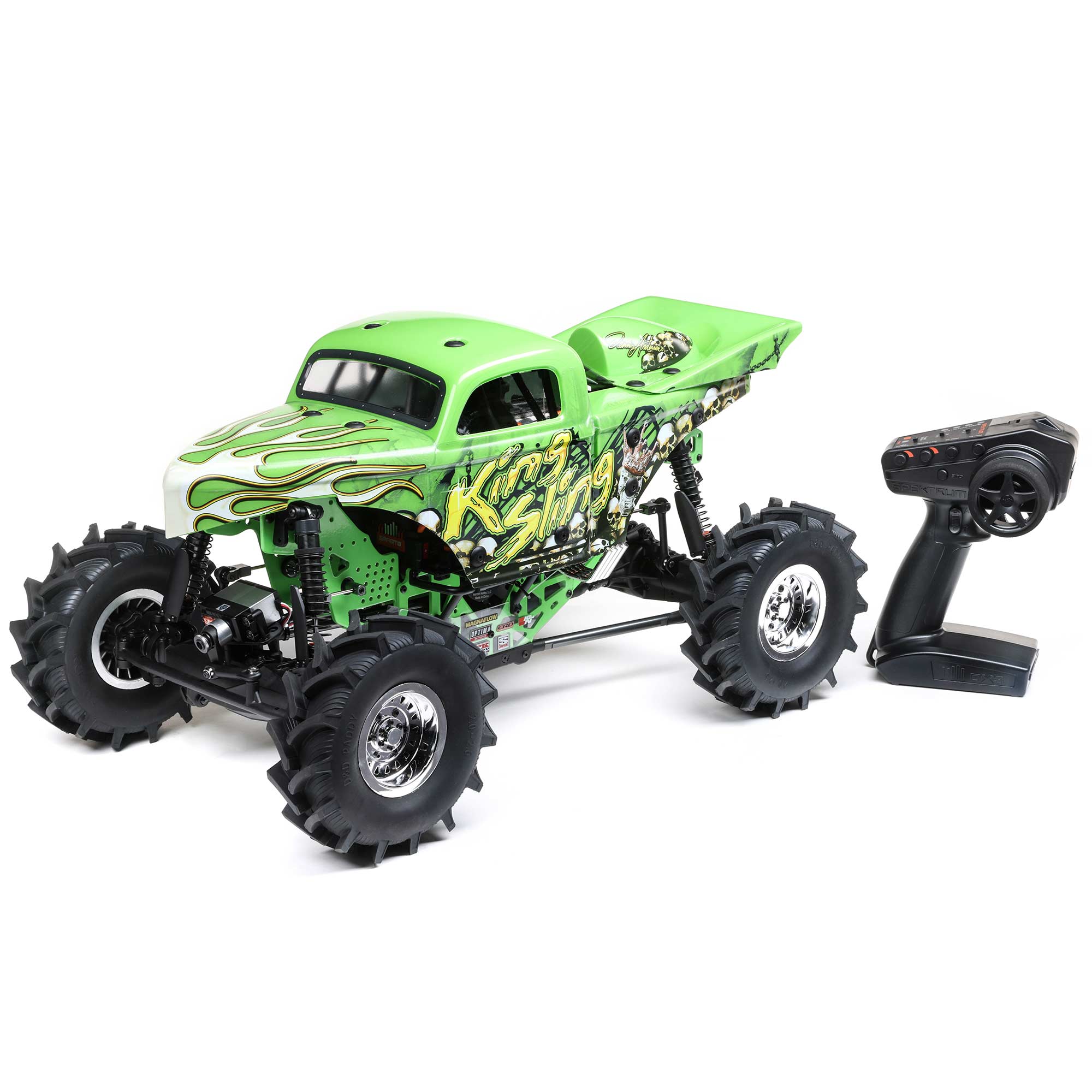 1/8 LMT Mega Truck King Sling 4S 4X4 RTR Brushless Mega Truck, Green - SCRATCH & DENT