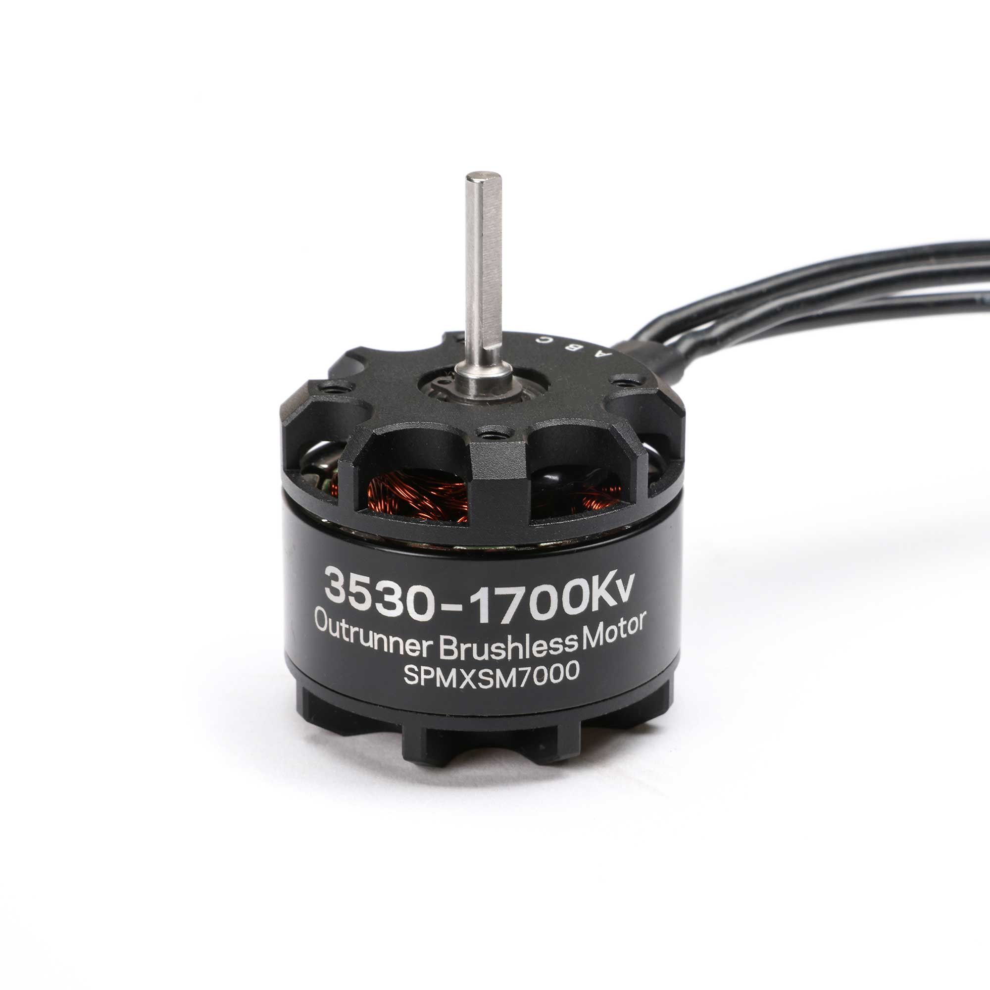 Firma 3530-1700Kv 12-Pole Outrunner Brushless Motor, 3.175mm
