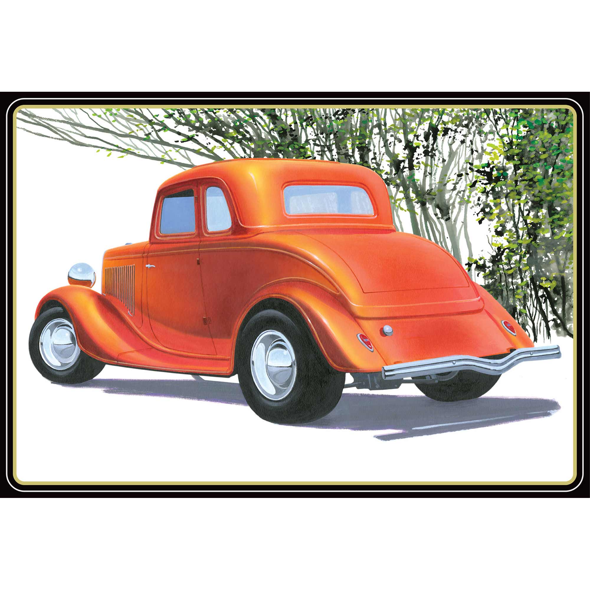 1/25 1934 Ford 5-Window Coupe Street Rod Model Kit