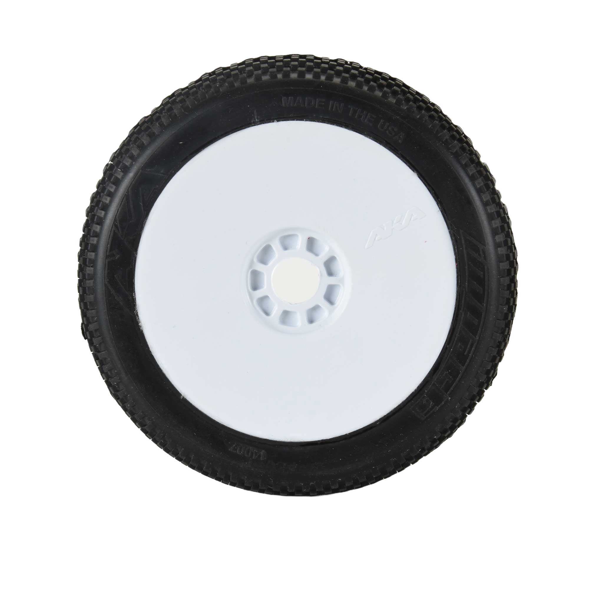 1/8 Impact SSLW Off-Road Tires Racer Bundle, White Wheels: Buggy